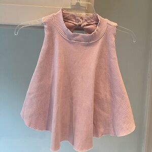 Free People Unique Sleeveless Top With Back And Side Openings